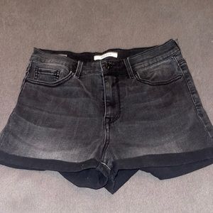 Pacsun black high waisted black shorts